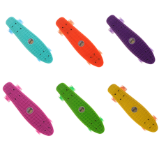Скейт пенни борд Penny Board P23 с светящимися колесами